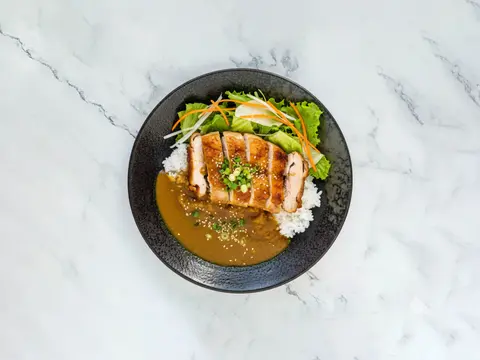 Japanese curry chicken don at Mubi Shokudo