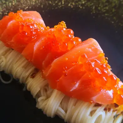 Truffle Salmon Somen